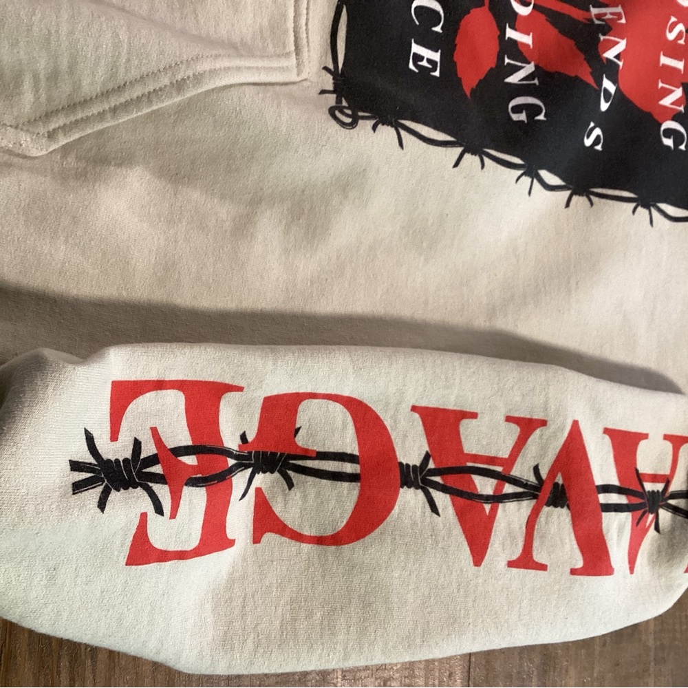 Savage Popular Poison “Losing Friends Finding Peace” Rose Hoodie Size Sm… - Picture 5 of 7